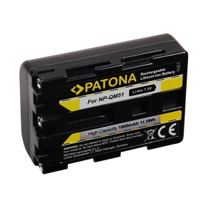 NP-FM55H/NP-QM51 Li-Ion Battery for Sony, 1700mAh