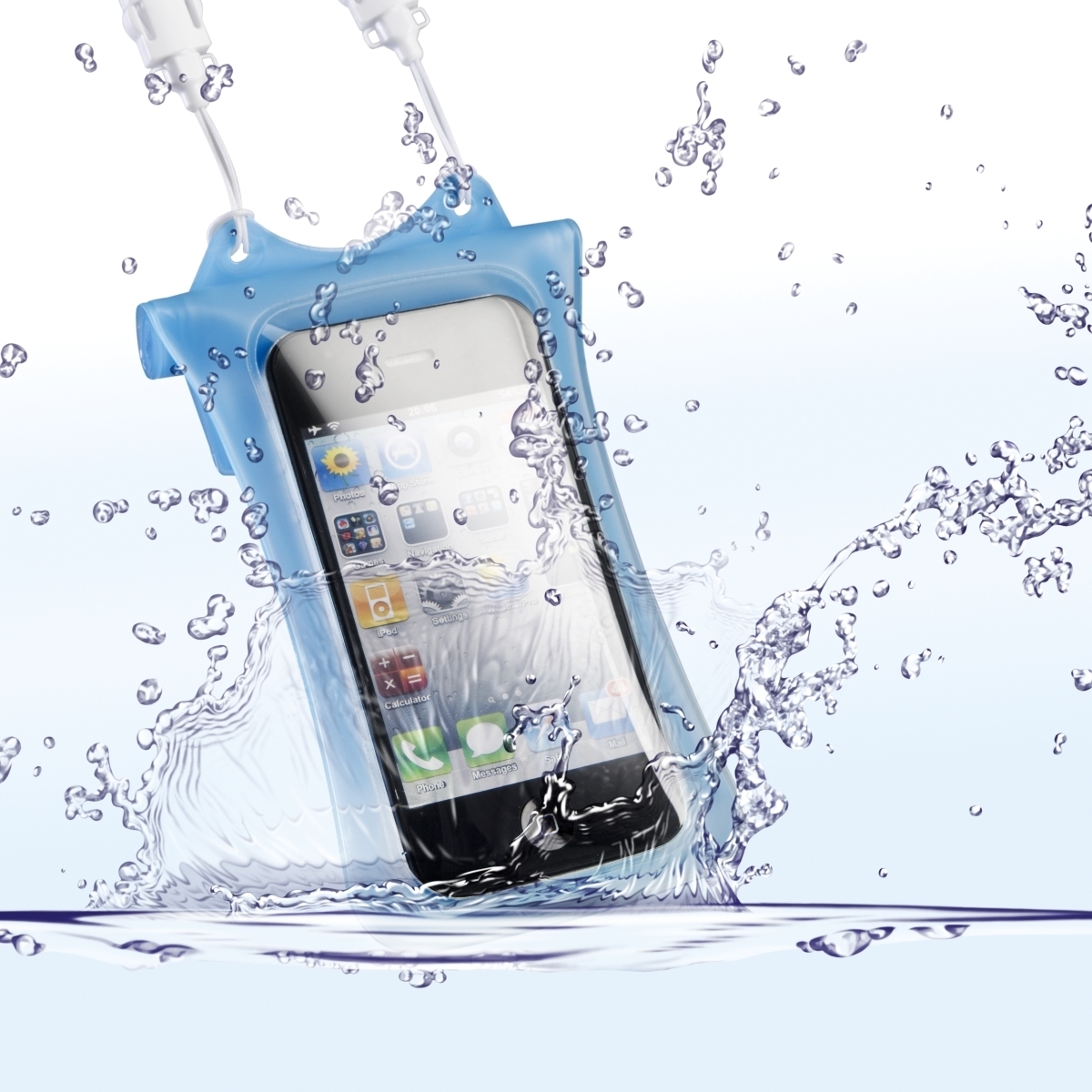 DiCAPac WP-i20 Floating Waterproof Case with Hand Strap for Apple