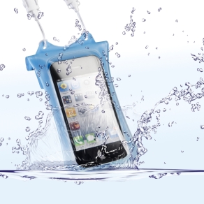 DiCAPac WP-i10 borsa subacquea iPhone blu