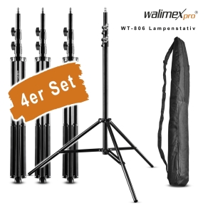 Walimex pro WT-806 Lampstatief 256cm set van 4