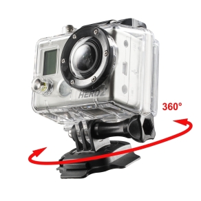 Mantona piastra di montaggio a 360° 3M per GoPro