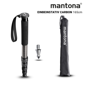 Mantona Pro ONE 165C Koolstof Monopod 165cm
