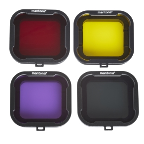 Set di filtri Mantona 4 colori GoPro Hero 4 / 3+