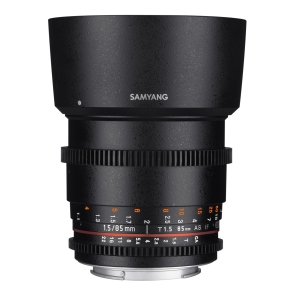 Samyang MF 85mm T1.5 Vidéo DSLR II Canon EF