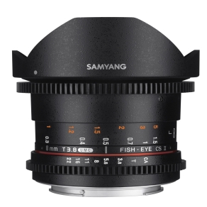 Samyang MF 8 mm F3,8 Fisheye II Video APS-C Canon EF