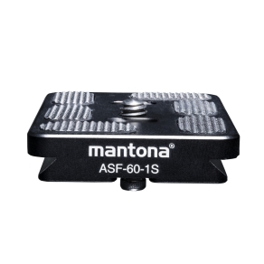 Mantona Fortress ASF-60-1S piastra a sgancio rapido...