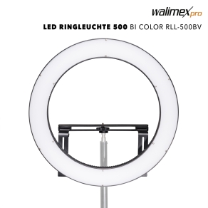 Walimex pro LED ringverlichting 500 Bi Colour RLL-500BV