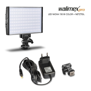 Walimex pro LED Niova 150 Bi Colour 15W Luce LED...