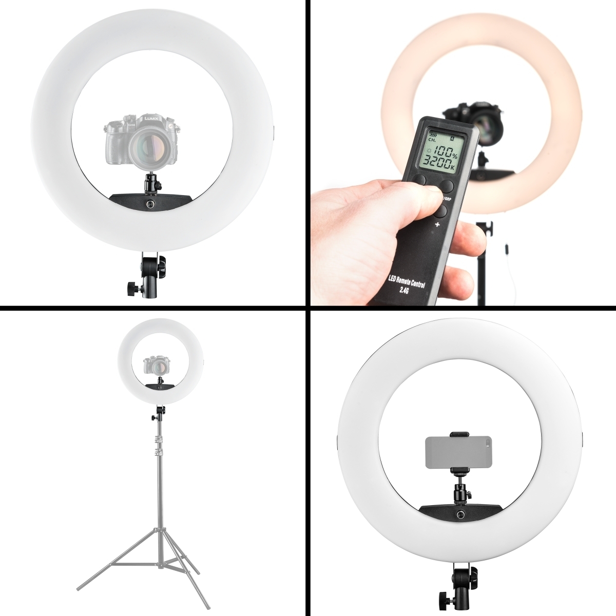 Walimex pro LED Ring Light Medow 960 Pro Set1 - walimex & walimex pro