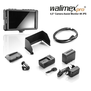 Walimex pro 4,5" Monitor di assistenza alla...