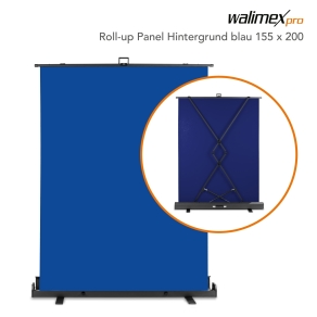 Walimex pro Roll-up Panel fond bleu 155x200