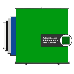 Walimex pro Roll-up paneel achtergrond groen 210x220