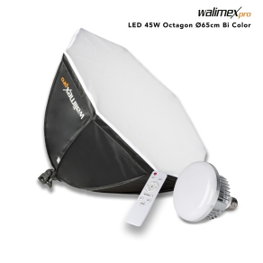 Walimex pro LED 45W Ottagono Ø65cm Bi Colore