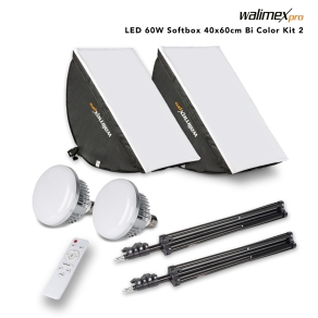 Walimex pro LED 60W Softbox 40x60cm Bi Colour Kit 2
