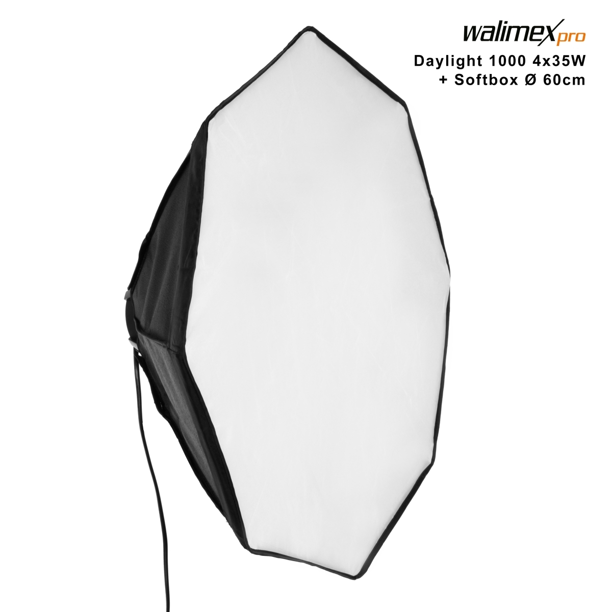 Walimex pro Daylight 1000 4x35W + Softbox Ø 60cm