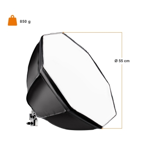 Walimex pro LED 35W Octagon Ø55cm Daylight 5.000K