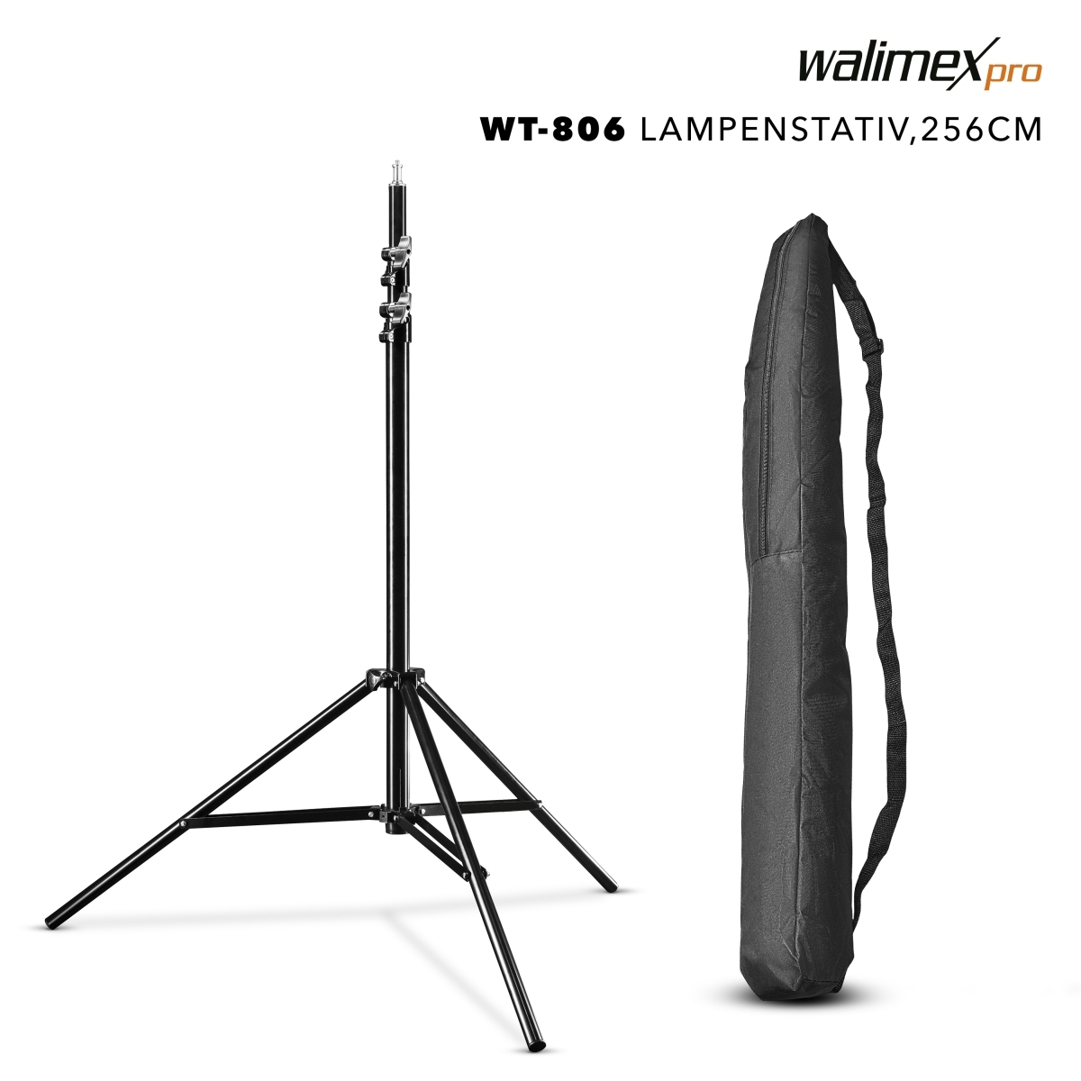 Walimex Pro Wt 806 Lamp Tripod 256cm Walimex Walimex Pro By Medi