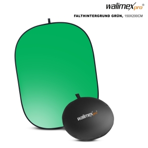 Walimex pro opvouwbare achtergrond groen 150x200cm