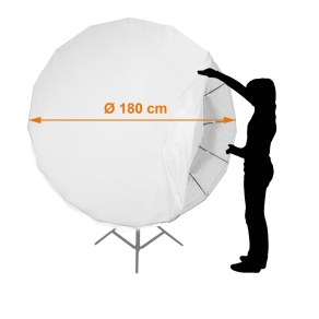Walimex pro 16-angle softbox Ø180cm per Elinchrom