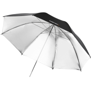 Walimex Parapluie réflecteur noir/argenté 2...