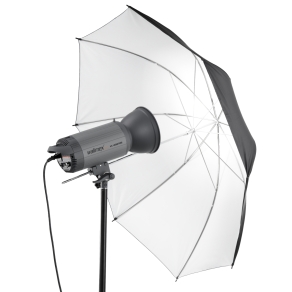 Walimex pro Parapluie réflecteur noir/blanc, 84cm