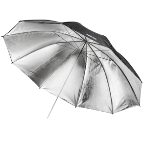 Walimex pro reflex paraplu zwart/zilver 2-laags, 150cm