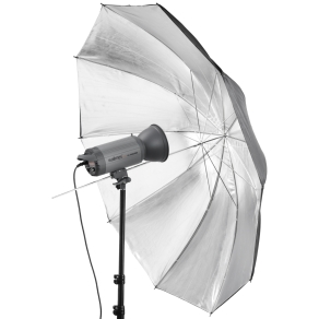 Walimex pro reflex paraplu zwart/zilver 2-laags, 150cm
