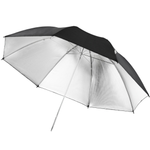 Walimex pro Parapluie réflecteur noir/argent, 109cm