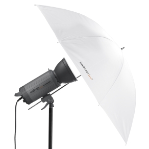 Walimex pro ombrello traslucido bianco, 109 cm