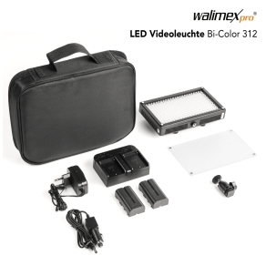 Walimex pro LED Foto Video 312 Bi Colour